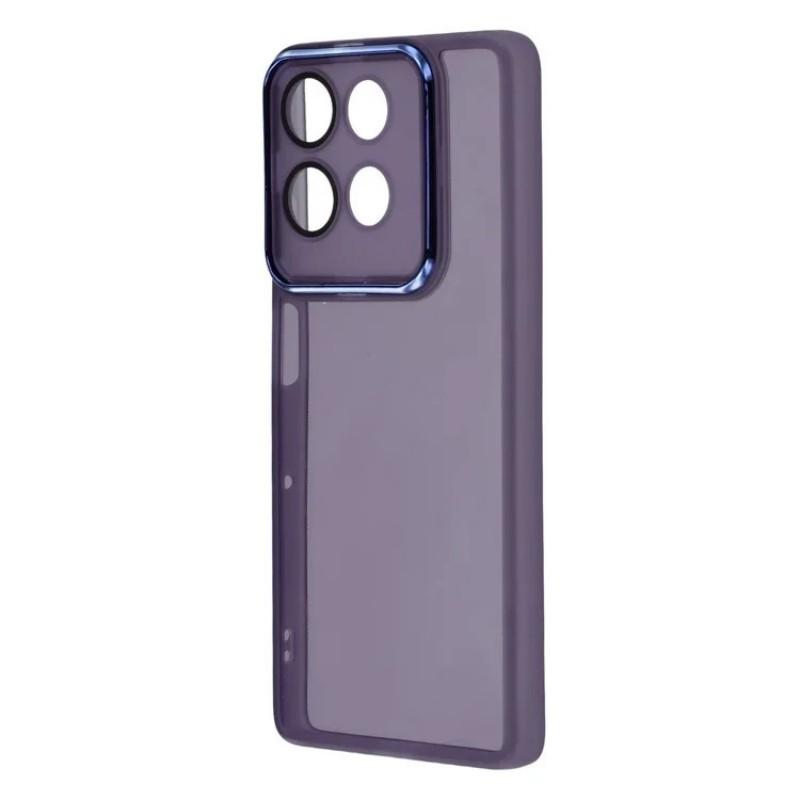 For Motorola Moto G75 5G TPU Case WANLONFENG DKSM Series Electroplated Frame Back Cover with Tempered Glass