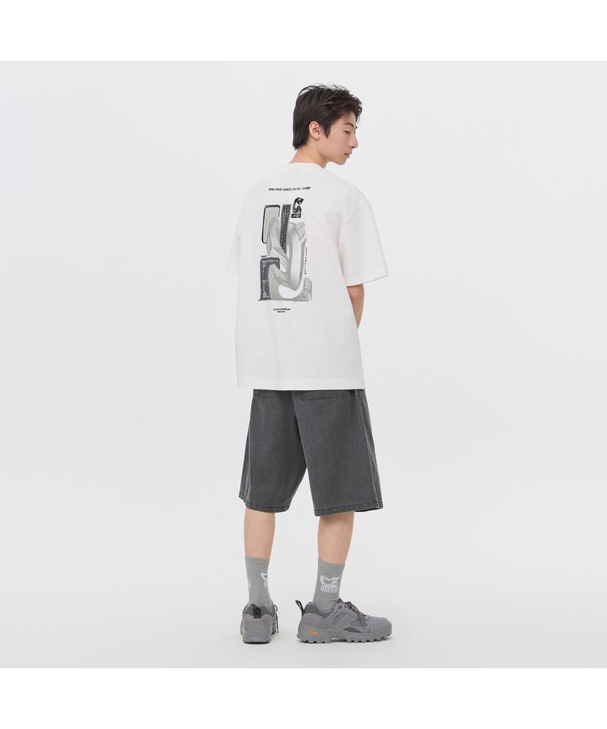 Keoseuuteommellou [Vincent] White Graphic T-Shirt Cwtam26495Whx