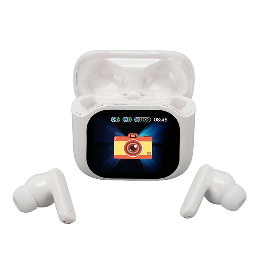 Wireless Bluetooth Headphones Color Screen Control Noise Cancelling Stereo Sound Bluetooth Earbuds f