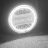 Round Headlight Work Light Bar Car Light Assembly Angel Eyes Lamp