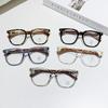 Yeni Okuma Gözlükleri Anti Mavi Işık Kadın Gözlük Çerçevesi Moda Retro Büyük Çerçeve Gözlük Erkekler için Trendy Woodgrain Hd Presbiyopi Gözlük