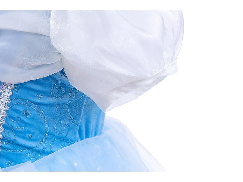 Frozen Princess Elsa & Cinderella Girls' Performance Costume Dress for Children's Day or Birthday