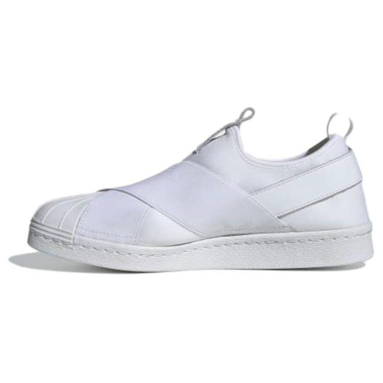 

Белые женские кроссовки без шнуровки adidas Superstar S81338