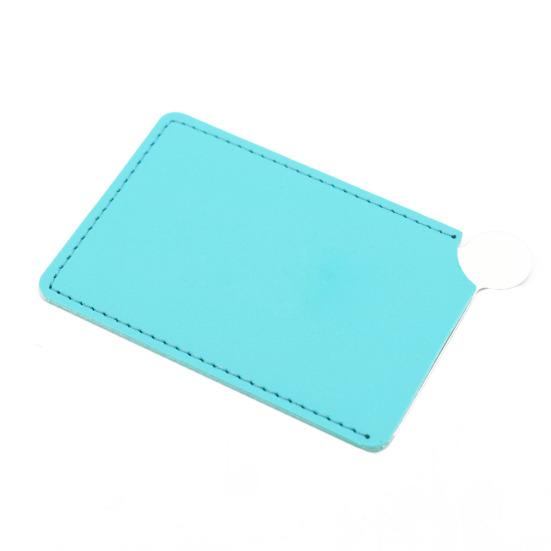 Unzerbrechlicher, bruchsicherer Kosmetikspiegel aus Edelstahl in Volltonfarbe