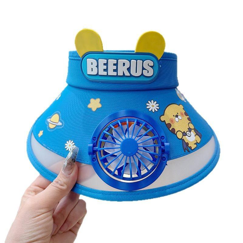 Children's Hat Solar Fan Hat Boys and Girls Large Brim UV Sun Protection Sun Protection Summer Sun Hat