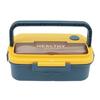 PP Compartment Lunch Box 3 Compartment Food Container Portable Thermal Lunch Box  For Office