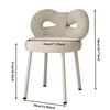 Modern Simple Dresser Chair Makeup Chair Minimalist Dressing Table Stool Light Luxury Manicure Butterfly Knot Backrest Chair