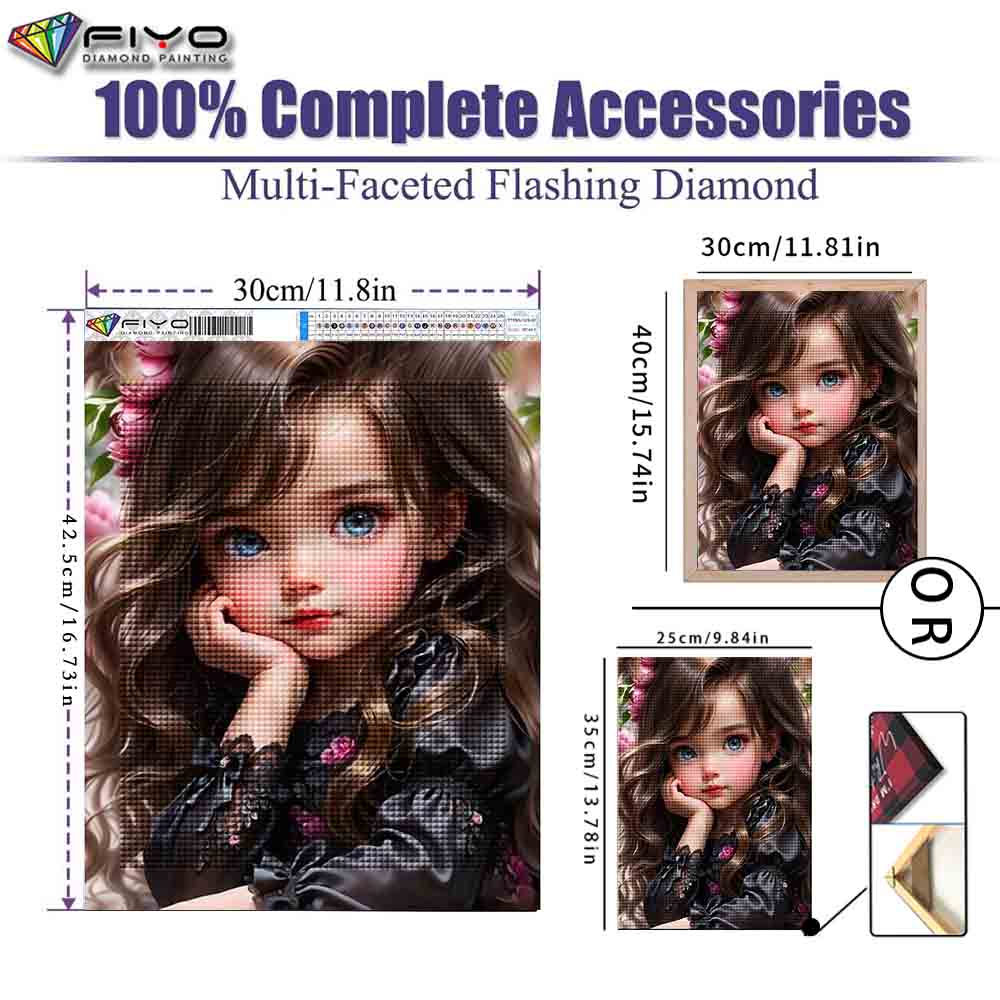 DIY Full Round Diamond Painting Cross Stitch 3D Baby Animal Home Decorative Art Moon Diamond Painting 5d Diamond Art Painting