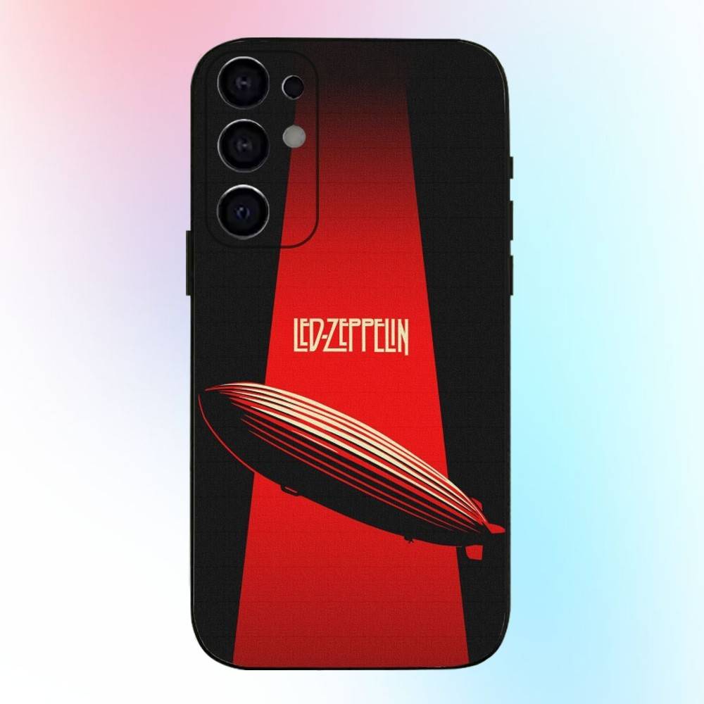 Rock L-Led Z-Zeppelin Band Phone Case For Samsung S25,S24,S21,S22,S23,S30,Ultra,S20,Plus,Fe,Lite,Note,10,9,5G Black Cover