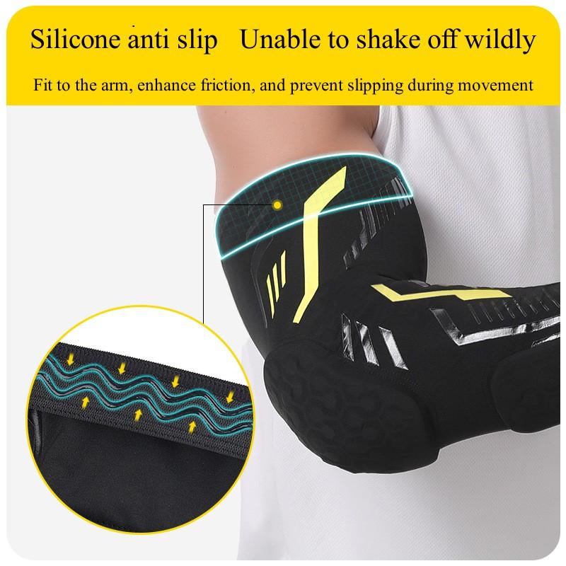 1-częściowy ochraniacz na łokieć Honeycomb Anti-Collision Sportowy ochraniacz na ramię do koszykówki Antypoślizgowy ochraniacz na łokieć Rękaw wyściełany