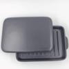 Sento Senga Grill Pan and Plate, Banko Ware, Black, Ceramic, with Lid, Fish Grill, Grill Roaster