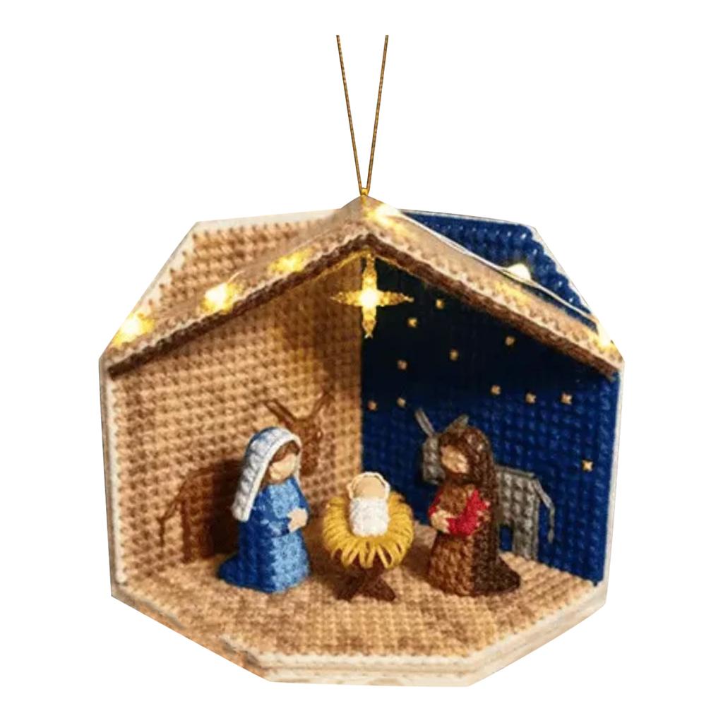 2D Flat Pendant, Christmas Tree Pendant, Home Decoration, Acrylic Pendant