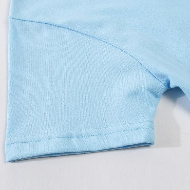 Zirunking Barn T-skjorter Barn Gutter Jenter Summer Casual T-skjorte Kortermet Solid Basic T-skjorter ZK-KID