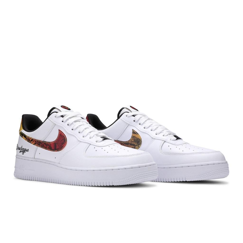 Nike Air Force 1 'Drew League' 2021 (Unisex) White / Black / Multi-Color Skateboard Shoes DM7578 100