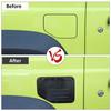 Fuel Tank Filler Door Gas Cap Cover Trim For Suzuki Jimny + Carbon Fiber