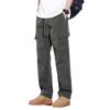 American overalls men's summer new ins trendy brand loose straight-leg pants teen fashion multi-pocket casual pants