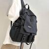Schoolbag Wholesale Male Korean Version Large Capacity Shoulder Bag Japanese Harajuku Retro Tooling Wind Backpack Student Nylon Schoolbag