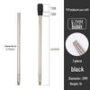 70MM Metal Ballpoint Pen Refills - Small, Short, Crystal - In Stock
