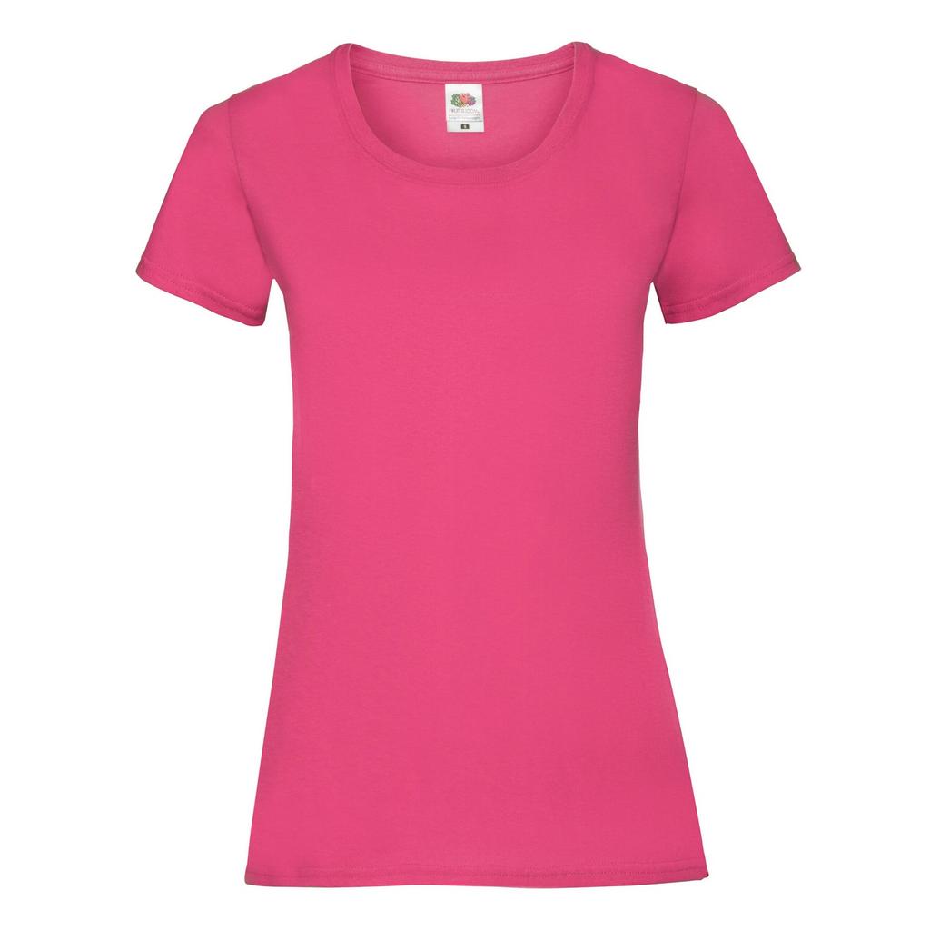 FRUIT OF THE LOOM Womens/Ladies Valueweight T-Shirt
