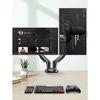 Desktop NB F160 + FP-2 Gas Spring Dual Arm for 17"-27" Monitor Holder + 10"-17" Laptop Support Air Press Mount Stand Load 2-9kg