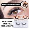 Tools Hot Thick 3D Long No Need Glue Quick To Wear Mink Hair Reusable Self-Adhesive Eyelashes