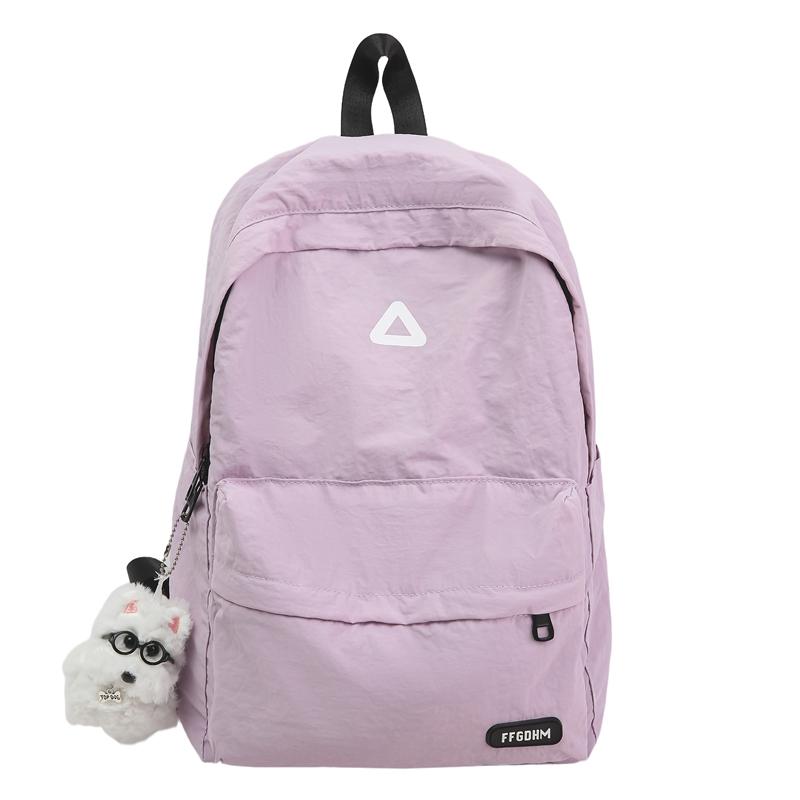 Junior High School Students Lightweight Schoolbag Women's Large Capacity Backpack