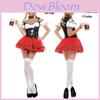 Stiloso Costume da Birraia Tedesca per l'Oktoberfest Perfetto per Eventi Cosplay