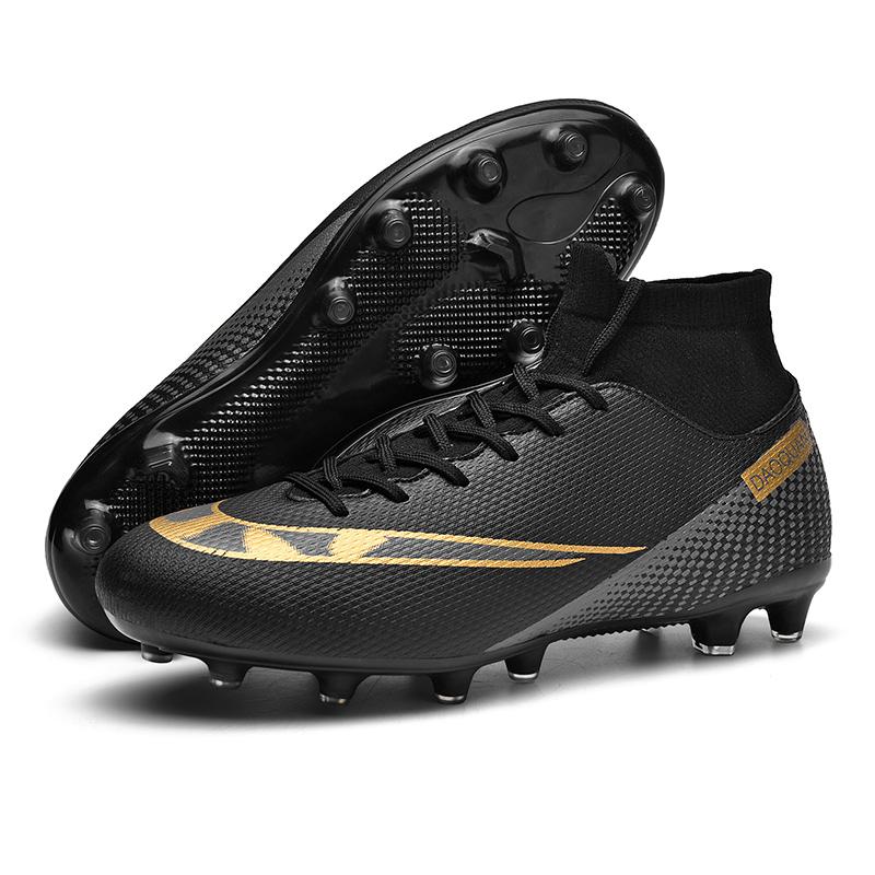 High Top Soccer Shoes Men Professional Football Boots Lightweight Youth Training Trainers Big Size Zapatillas De Futbol Hombre