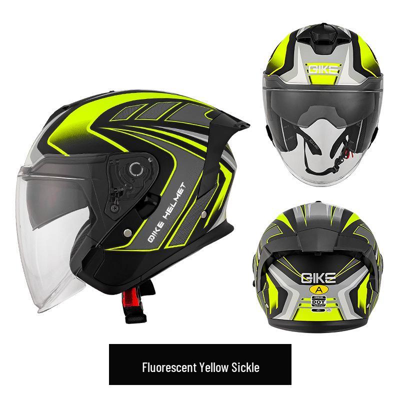 

American Cruiser 3/4 Motorcycle Helmet: All-Season Safety for Men & Women XL