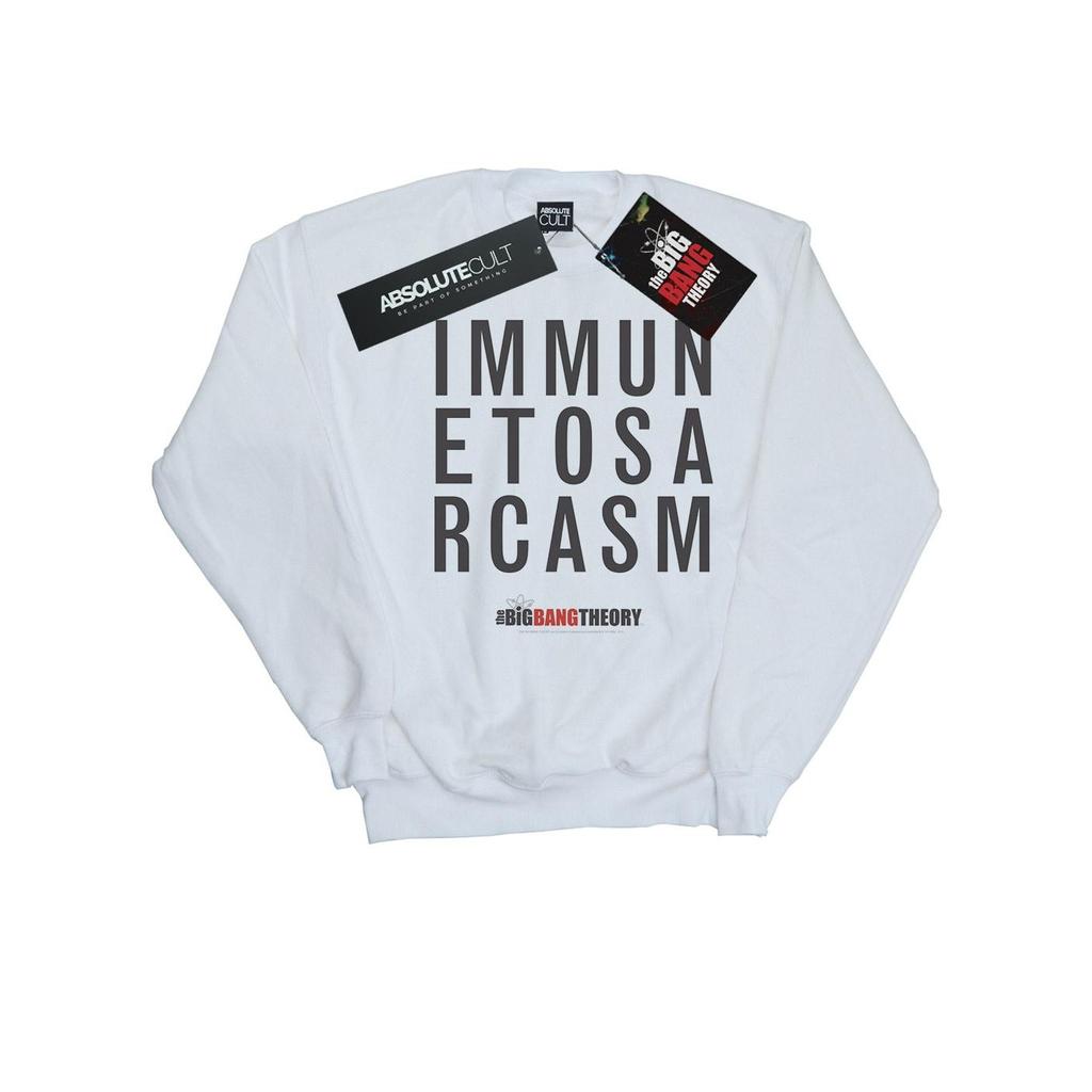 The Big Bang Theory Womens/Ladies Immune To Sarcasm Sweatshirt