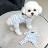 Dog German velvet warm four-legged clothes autumn and winter than bear teddy small dog cat pet bottoming shirt loungewear