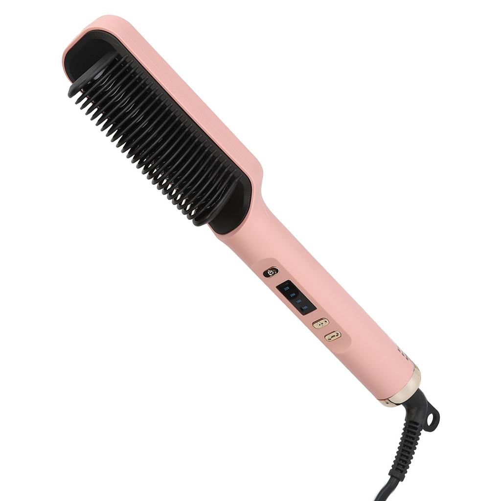 35W Negative Ion Hair Straightener Comb Dual Use Professional Heat Hair Straightening Brush