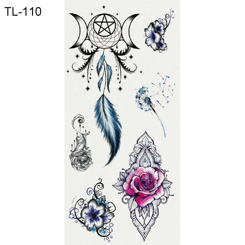Fashion Butterfly Dragon Flower Body Art Temporary Fake Tattoo Sticker Decal