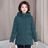 Winter padded jacket 2025 winter new middle-aged and elderly women's autumn and winter cotton jacket short plus-size padded jacket