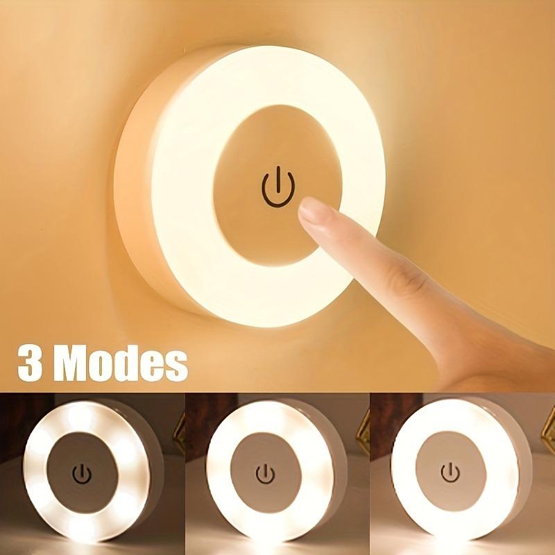 

USB rechargeable LED touch light 1pcs білий