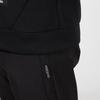 Adidas Essentials საწმისის Doubleknit სრული Zip Hoodie ქურთუკი მამაკაცის outerwear შავი HA1416