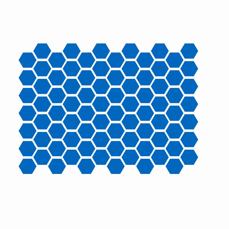 New Honeycomb Reflective Car Sticker, Waterproof Protective Decal for Motorcycle Helmet Bike Laptop ,auto Accessories