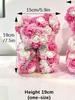 Mother's Day Gift 11cm Foam Flower Bear PE Rose Bear Pvc Gift Box Qixi Valentine's Day