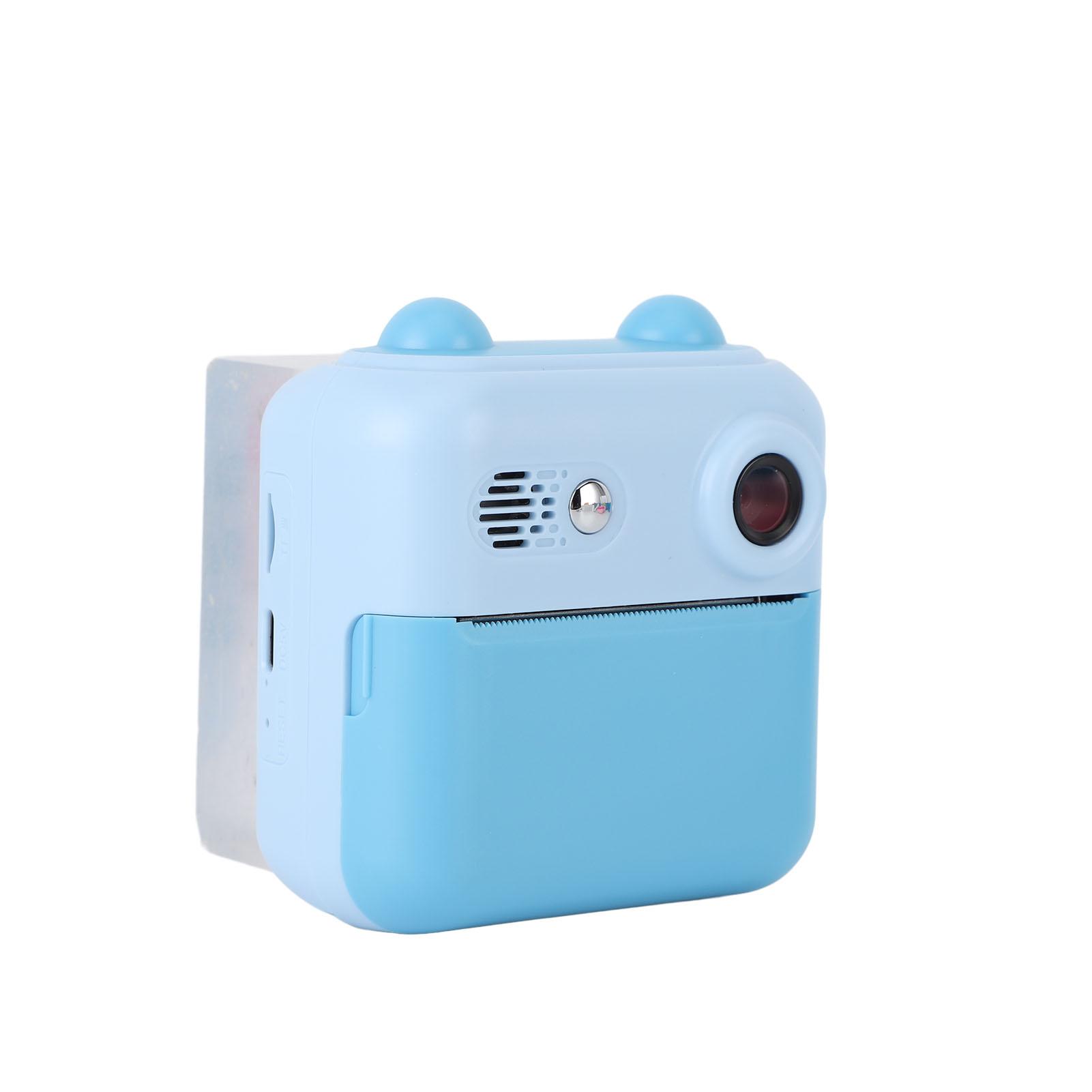 

Камера Мгновенная Печать Детская Мгновенная Камера 2,4-дюймовый Экран Высокое Разрешение Записи Мгновенная Камера синий