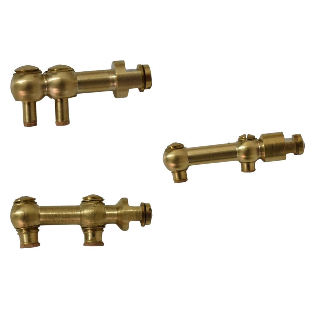 Brass Saxophone Adjustment Screw Instrument Tuning Maintenance Kit 13.5/20mm for Ftraight & Small Curved Soprano Saxophones