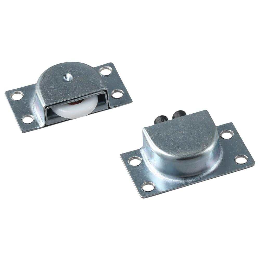

4Pairs Metal Single Wheel Closet Cabinet Sliding Door Pulley Wardrobe Roller Wheels Cabinet