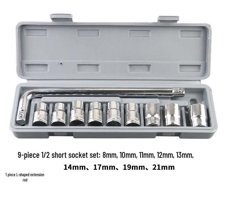 46-Piece Ratchet Wrench & Socket Set: Complete Auto Repair Tool Kit