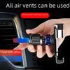 Alloy Gripper Car Vent Phone Holder with Fan Blade Hook