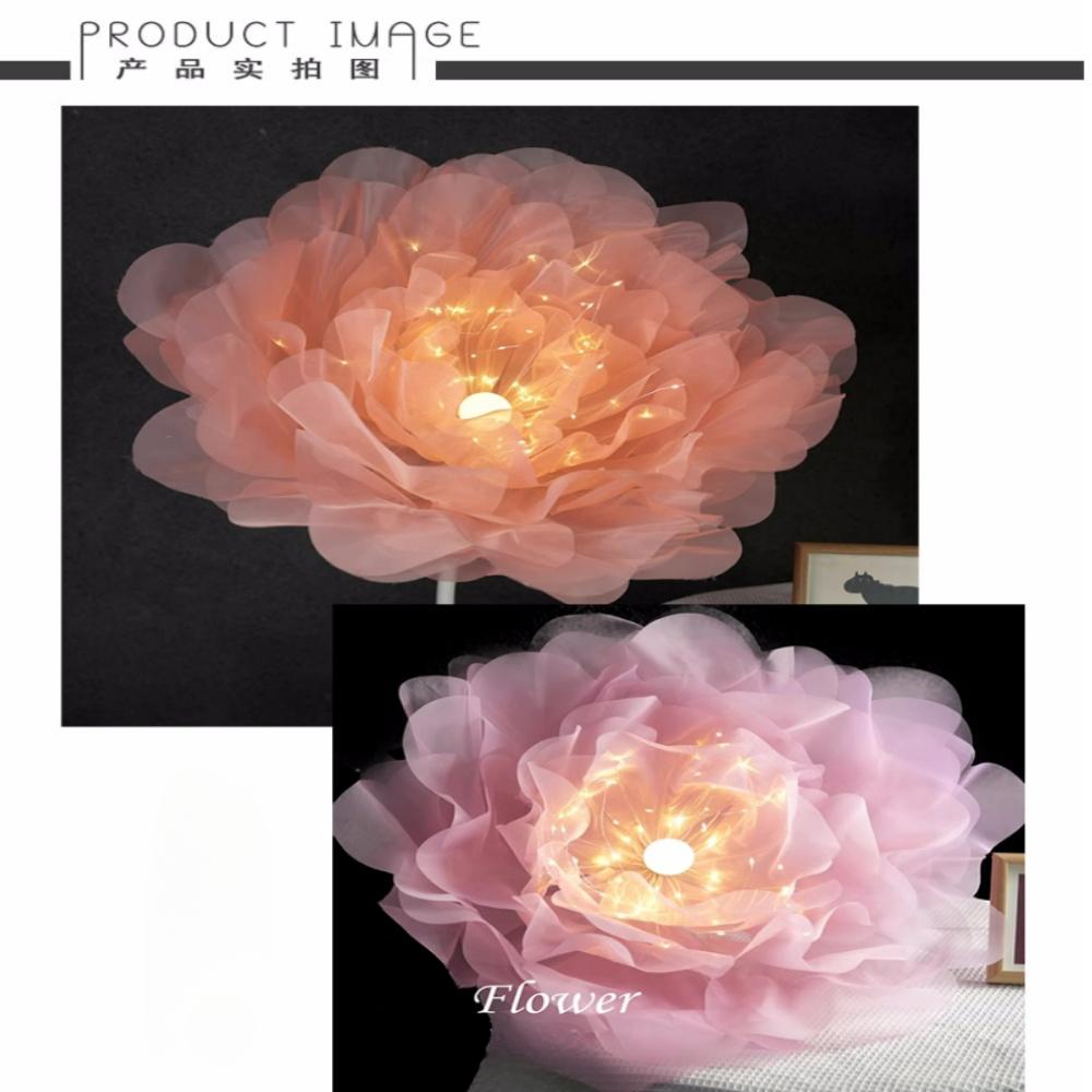 Giant Paper Art Flower DIY Handmade Finished Product Large Peony Flower Mall Beauty Decoration Ornament Standard Lamp