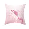 Time Cartoon Home Decor Pillow Purple Unicorn Pillowcase Rainbow Sunrise Sofa Cushion Cover