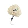 Vintage Cattail Fan Chinese Style Handheld Fan Home Decor Crafts Woven Fan  Wedding Party
