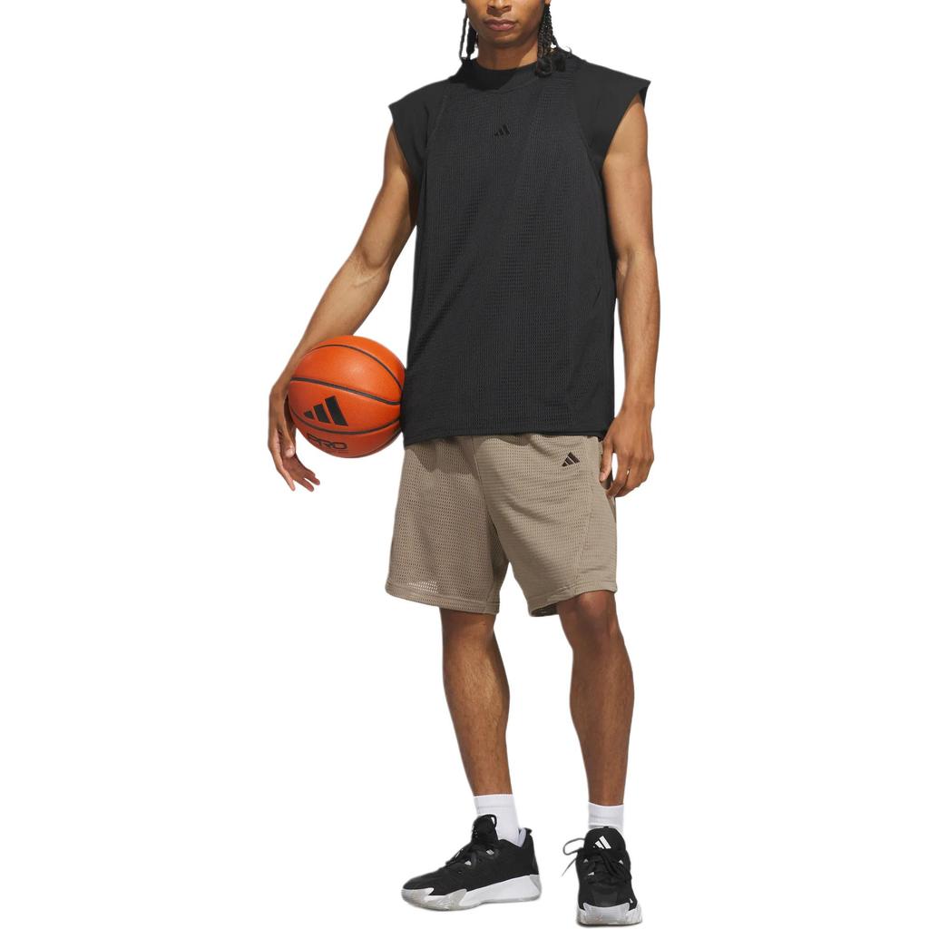 Adidas Basketball Mesh Tank Top Unisex Tops Solid-Color KG7299
