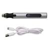 1500Mah 8W DIY Electric Engraving Pen Engraving Pen Mini Set for Metal Glass 3.6-4.2V 18000r/min 0-70mm Depth