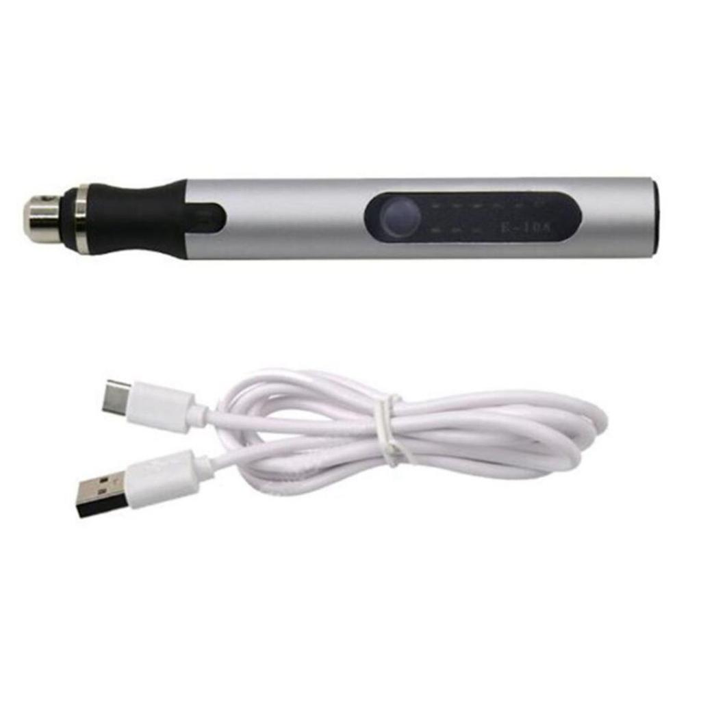 1500Mah 8W DIY Electric Engraving Pen Engraving Pen Mini Set for Metal Glass 3.6-4.2V 18000r/min 0-70mm Depth