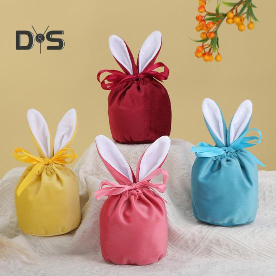 Wiederverwendbare Süßigkeiten-Aufbewahrungstasche, superweich, attraktiv, exquisite Süßigkeitentasche für Osterhasen, für die Feiertage